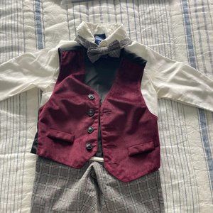 NAUTICA 4 PIECE NEW BOYS SUIT SET